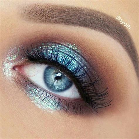 Gorgeous Blue Metallic Eyeshadow Look The Blue Metallic