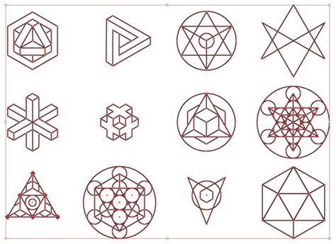 Sacred Geometry Vector Pack For Adobe Illustrator