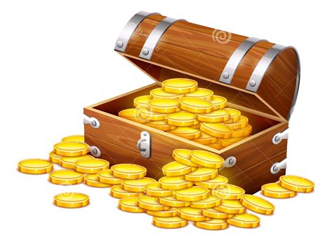 Gold Treasure Chest Png Free Transparent Clipart Clip