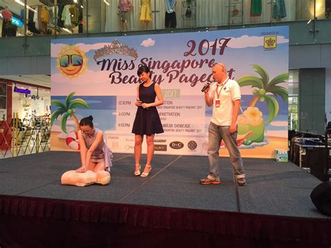 Miss Spore Beauty Pageant Contestant Performs First Aid Demo Gets