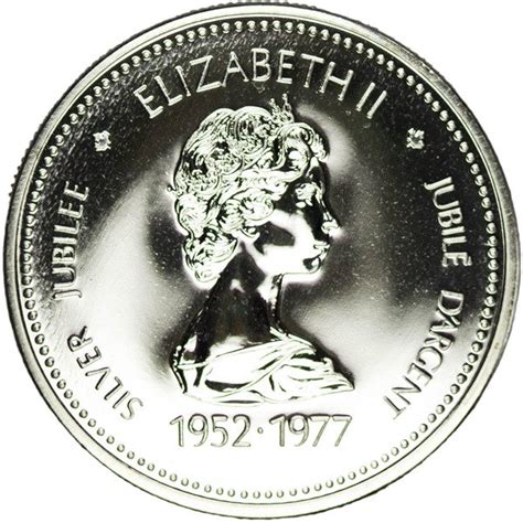 Kanada 1 Dolar 1977 Srebrny Jubileusz Elżbiety Ii Monety Ameryka Północna Kanada