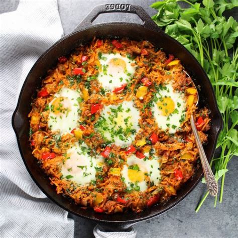 I found that if you use ground chicken breast meat, the sausages turned out very dry and a bit tough. Sweet Potato and Chicken Sausage Breakfast Skillet | TODAY.com