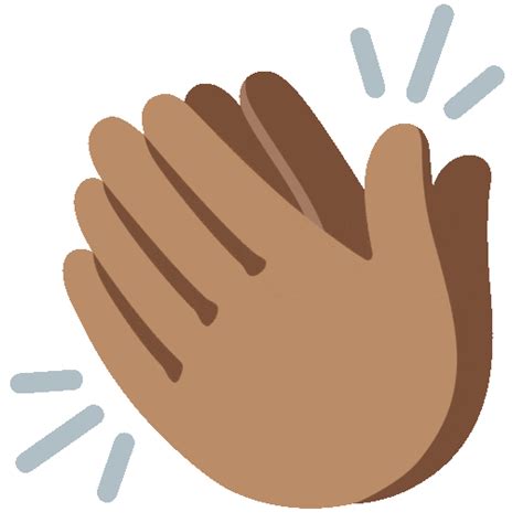 👏🏽 Clapping Hands Medium Skin Tone Emoji