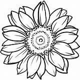 Tattoo Inkbox Ausmalen Florecer Girasoles Schablonen Sunflowers sketch template
