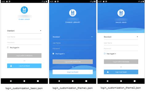 Customize The Login Screen For Android