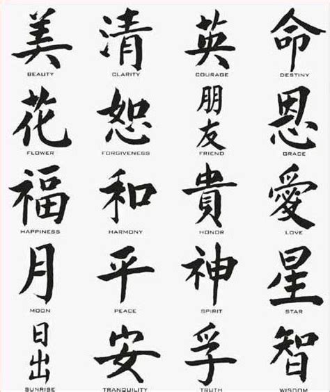 It is often coined in response to events, the influence of the mass media and foreign culture. Japanese kanji - tranquility, harmony, wisdom, beauty ...