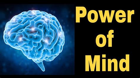 Mindset Videothe Power Human Mindgoals Achieved Peoples Power Of