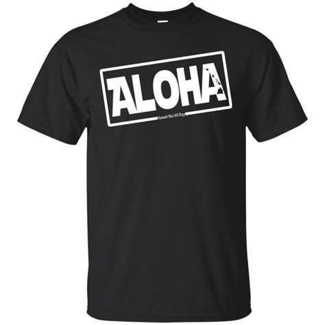 Aloha Hawai I Nei Islands White Ink Ultra Cotton T Shirt By Hawaii