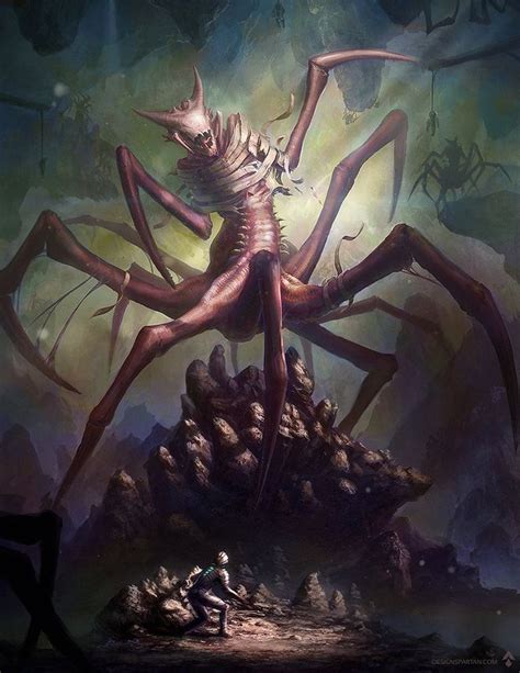 Spider Monster Creature Concept Art Monster Art Creature Artwork
