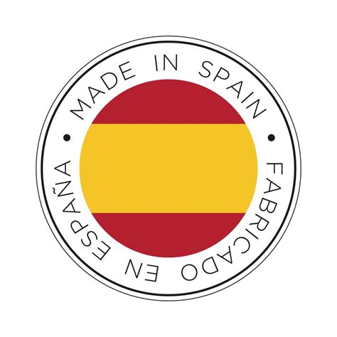 Made In Spain Flag Icon 344241 Vector Art At Vecteezy