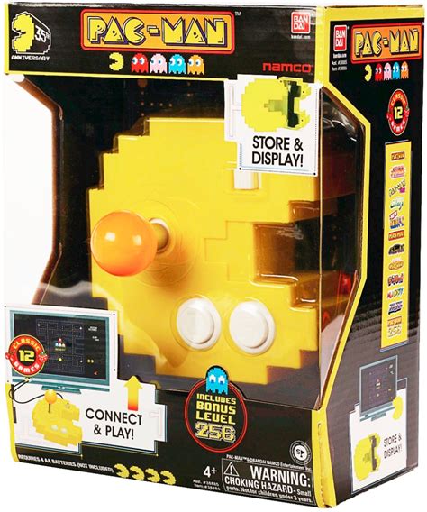 Pac Man Connect And Play Classic Video Games Yellowblackwhitered 38886