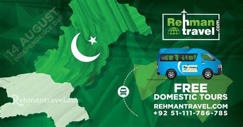 It guarantees different perks and priviliges. Rehmantravel.com is offering special deals on 71th Independence Day of Pakistan. Now you can ...