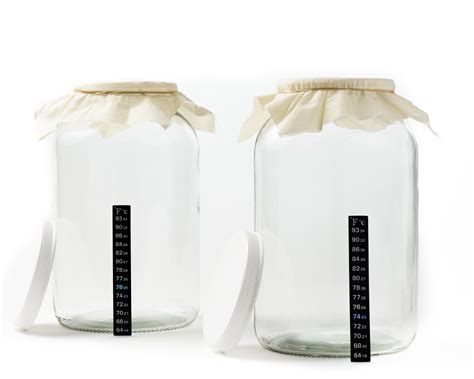 1 Gallon Glass Fermentation Jars Includes Airtight Lids Etsy Uk