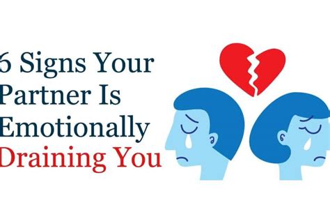 6 Signs Your Partner Is Emotionally Draining You