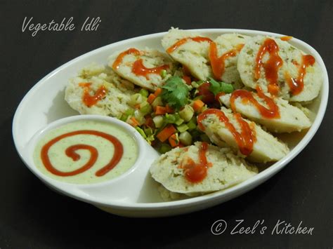 Vegetable Idli Recipe Vegetarian Foodys