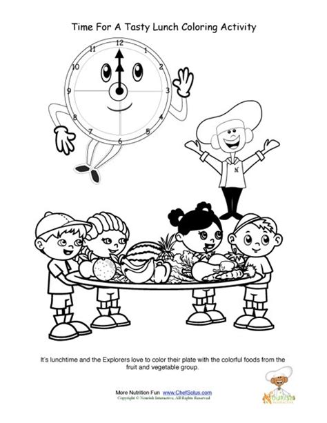 Telling Time Coloring Pages Learny Kids