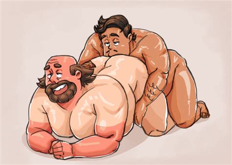 Rule 34 Bara Beard Brown Eyes Brown Hair Crossover Daichi Akimichi