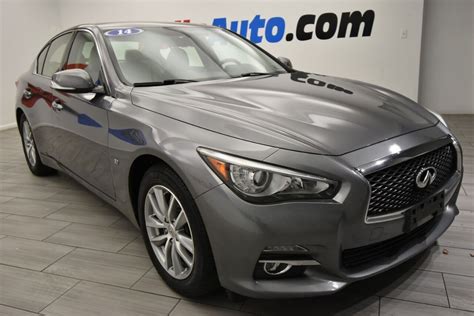 Used 2014 Infiniti Q50 Base Awd 4dr Sedan Stock 12203 Gray Mileage