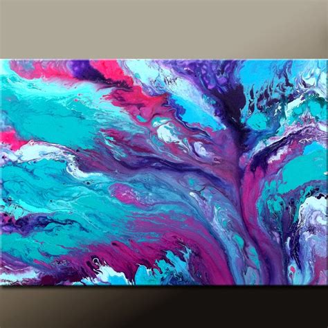 Purple Abstract Paintings