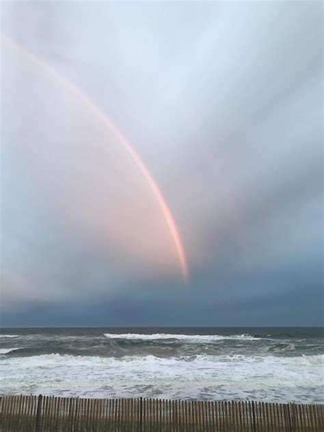 Rainbow On The Beach At Sunset From Montauk Ny 9gag