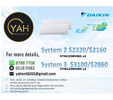 New Daikin Inverter 4 Ticks With WIFI R32 Gas Multi Split With