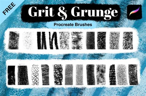 Free Grit And Grunge Procreate Brushes Mels Brushes