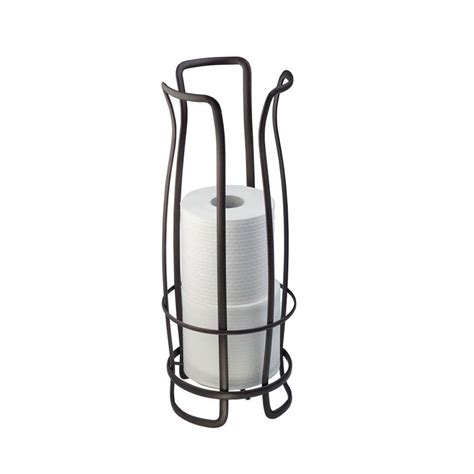 Interdesign axis freestanding toilet paper holder in bronze-55641