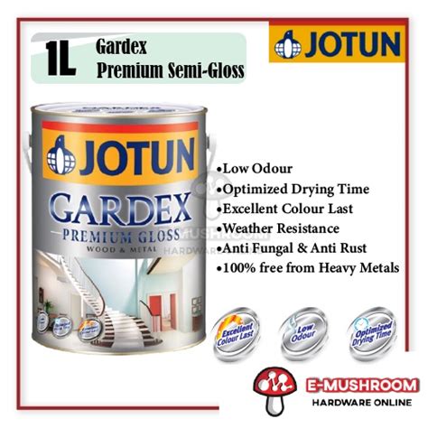 1l Jotun Paint Gardex Premium Semi Gloss Matt Finish For Wood And Metal