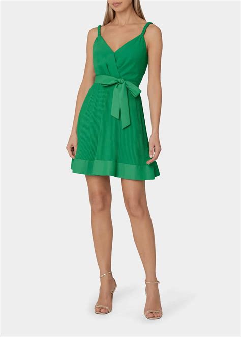 Milly Livy Pleated Mini Dress We Select Dresses