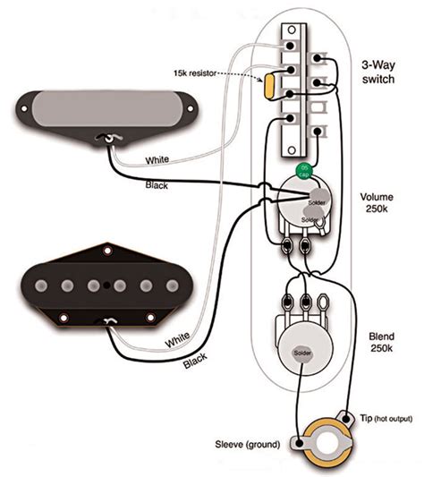 It shows the components of the circuit as simplified shapes, and the aptitude and signal contacts amid the devices. The Two-Pickup Esquire Wiring