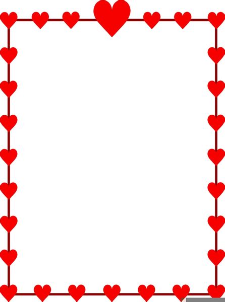 Clipart Borders Valentines Day Free Images At Vector Clip
