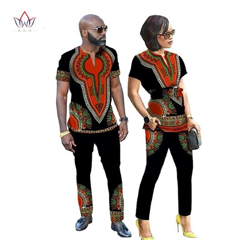 African Dresses For Women New Designs Couple Clothes For Lovers Dashiki
