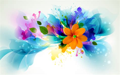 Artistic Flower Hd Wallpaper