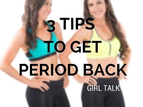 Does the first day of your period start with spotting? How to get your period back naturally. 3 tips. Balancing ...