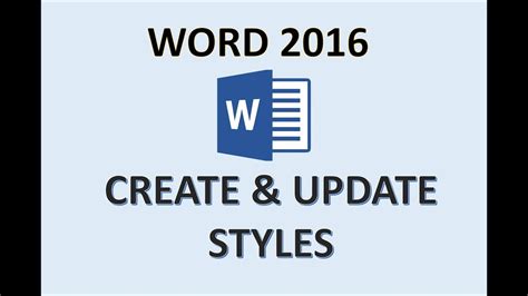 Word 2016 Modifying Styles How To Modify A Style In Microsoft Ms