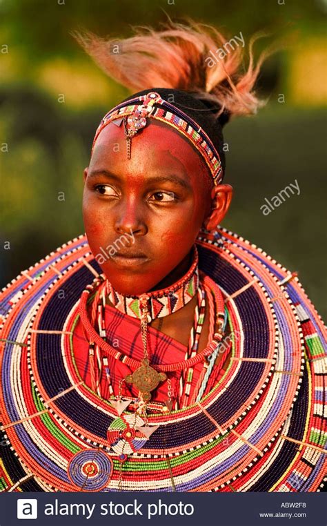 download this stock image maasai woman popular necklaces worn by maasai is a flat disc that