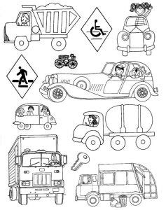 Hundreds of free printable transportation coloring pages. free printable Land transportation colouring pages for ...