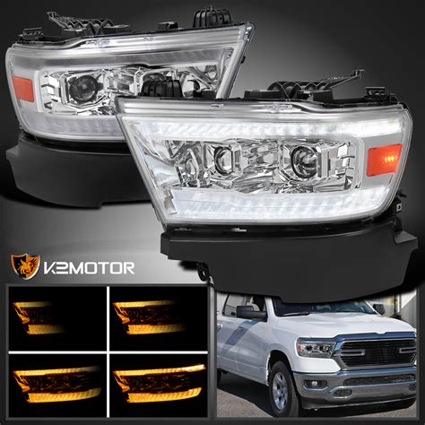 Fits 2019 2022 Ram 1500 Switchback Led Sequential Signal Projector