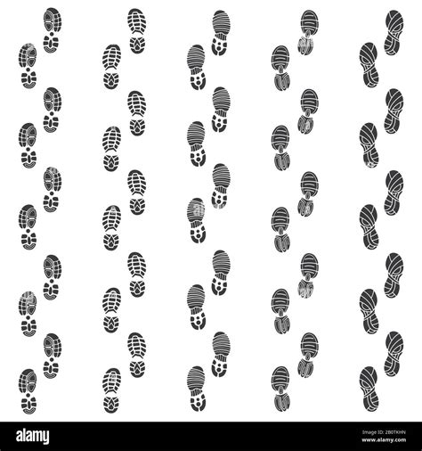 Walking Footprint Cut Out Stock Images And Pictures Alamy