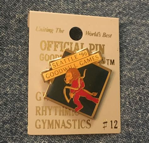 Rhythmic Gymnastics Lapel Pin 1990 Goodwill Games In Etsy