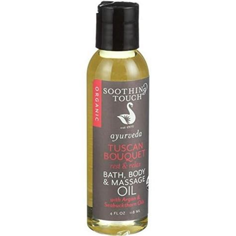 Soothing Touch 1277425 4 Oz Bath Body And Massage Oil Ayurveda Tuscan Bouqet Rest And Relax