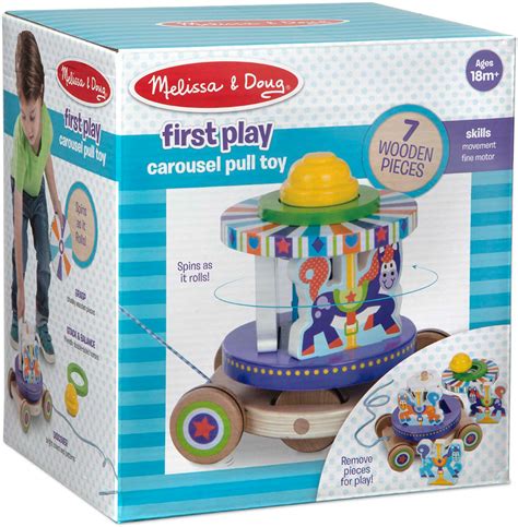First Play Carousel Pull Toy Imagine That Toys