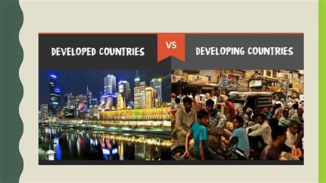 Developed vs developing countries countries are categorized according to their economic development. Developed countries vs Developing countries Economics