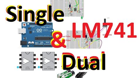 Lm741 As Comparator And Opamp Basictronics 02 Youtube