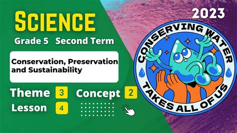 Grade 5 Science Unit 3 Concept 2 Lesson 4 Conservation
