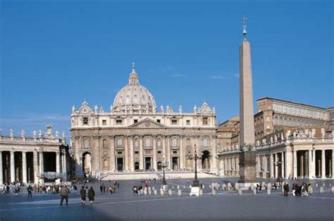 Peter's basilica in the vatican city, the papal enclave surrounded by rome. Saint Peter's Square -- Kids Encyclopedia | Children's ...