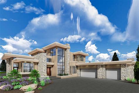 With today's economy, affordable small house plans are answering the call for us to live more efficiently. Luxury Modern House Plan with Upstairs Master Retreat ...