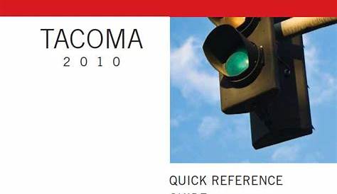 Toyota Tacoma 2010 Owner’s Manual - PDF for FREE