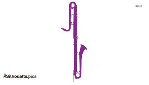 Bass Clarinet Silhouette Vector And Graphics Silhouettepics