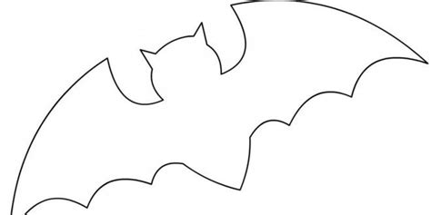 Bat Template For Halloween Coloring Page Halloween Templates Halloween Coloring Bricolage
